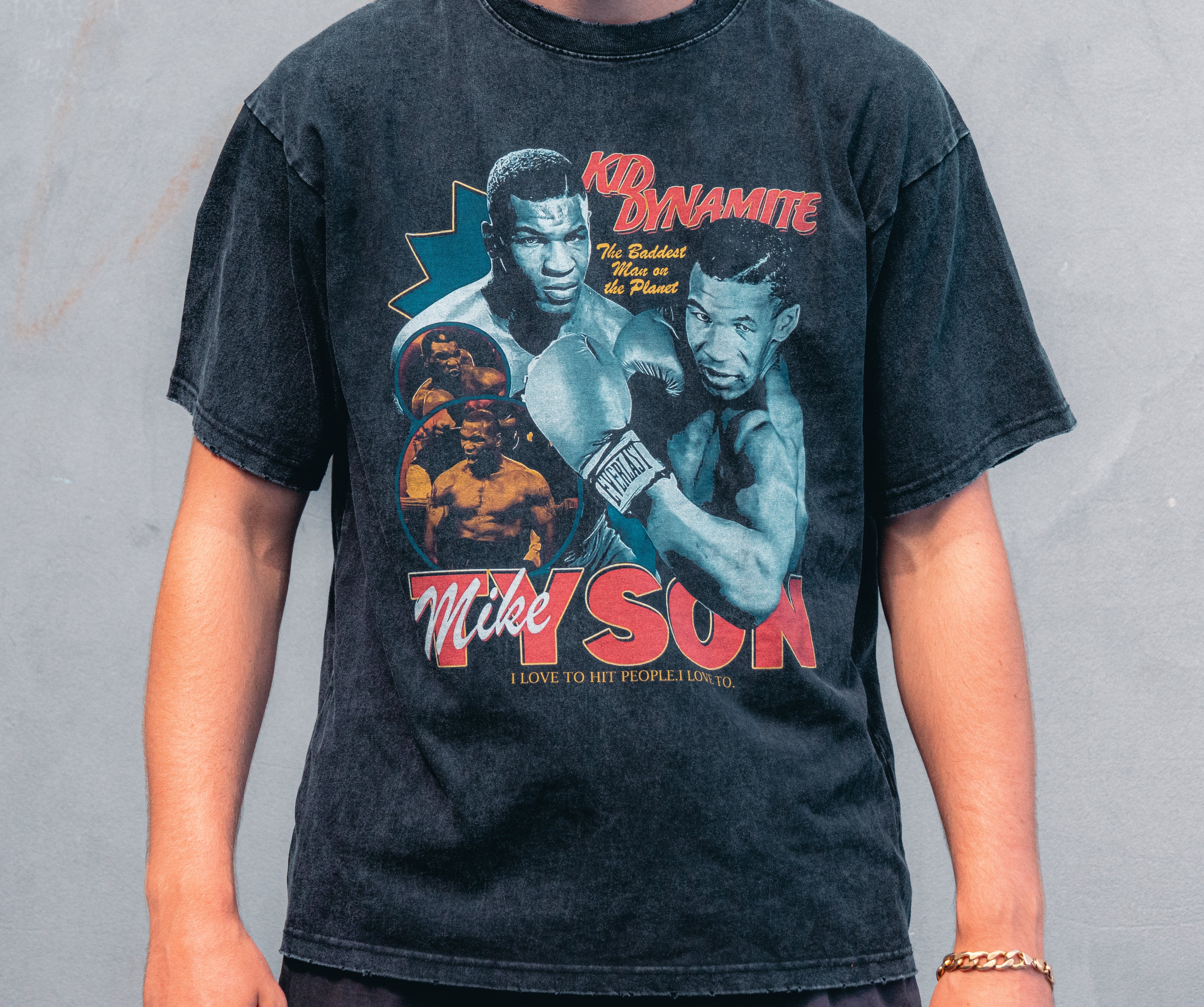 Vintage Mike Tyson T-shirt on sale XL